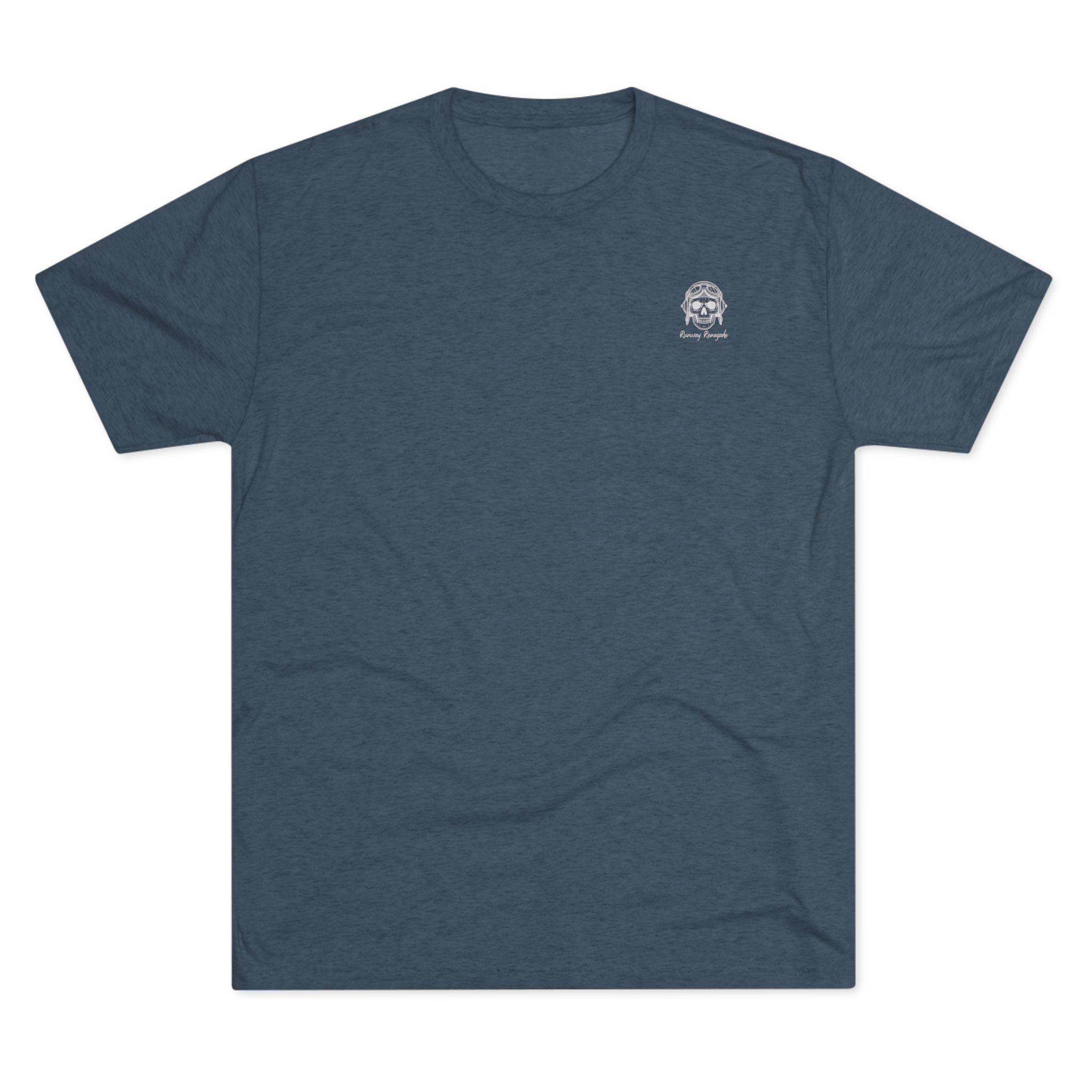 Fuel The Hustle Workout T-Shirt Tri-Blend Indigo T-Shirt military apparel sticker patch aviation funny custom usmc navy best military aviation apparel patches and motto gym workout garage flags t-shirt mens