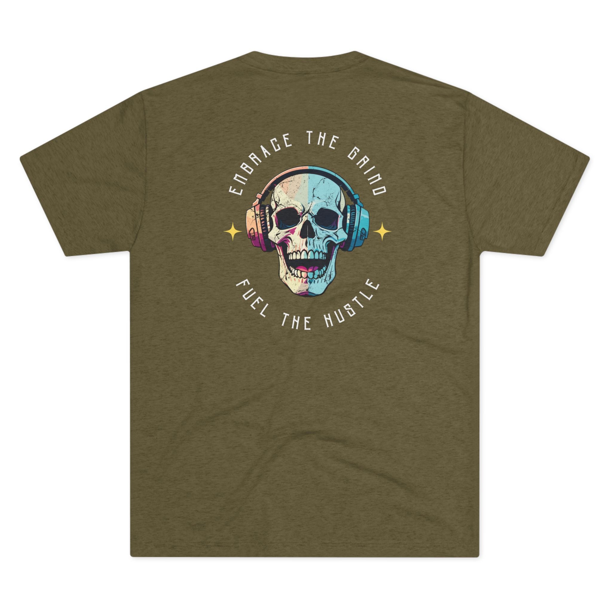 Fuel The Hustle Workout T-Shirt T-Shirt military apparel sticker patch aviation funny custom usmc navy best military aviation apparel patches and motto gym workout garage flags t-shirt mens