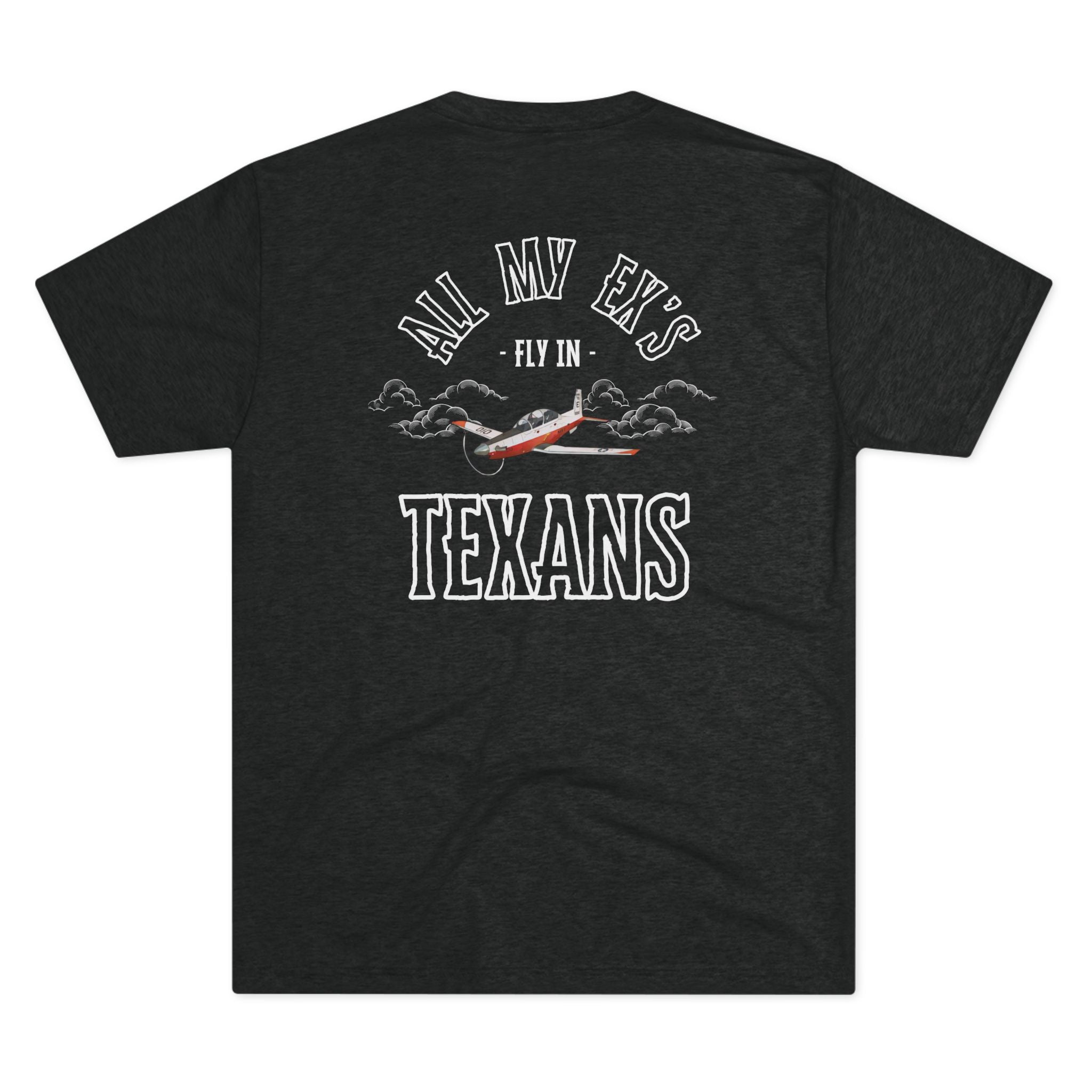 All My Ex's T-6B Texan Military Shirt T-Shirt military apparel sticker patch aviation funny custom usmc navy best military aviation apparel patches and motto gym workout garage flags t-shirt mens