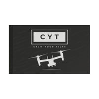 Calm Your Tilts Military Gym and Garage Flag 60" x 36" Home Decor military apparel sticker patch aviation funny custom usmc navy best military aviation apparel patches and motto gym workout garage flags t-shirt mens