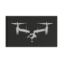 MV-22 Osprey Flag 60" x 36" Home Decor military apparel sticker patch aviation funny custom usmc navy best military aviation apparel patches and motto gym workout garage flags t-shirt mens