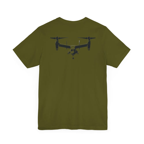 OD Subdued MV-22 Osprey T-Shirt Olive T-Shirt military apparel sticker patch aviation funny custom usmc navy best military aviation apparel patches and motto gym workout garage flags t-shirt mens