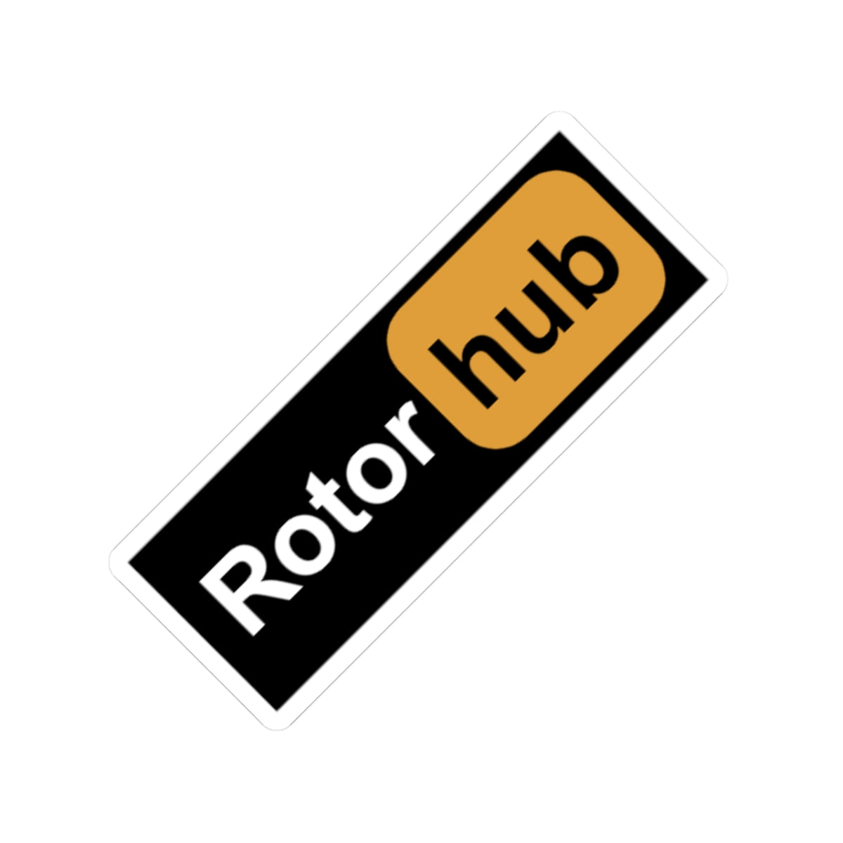 Rotor Hub Funny Aviation Sticker
