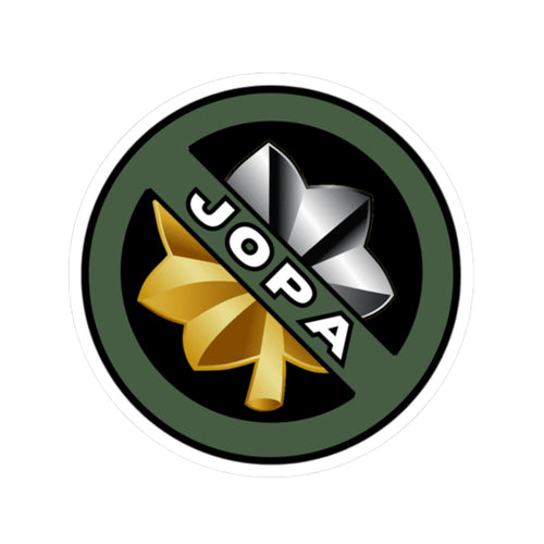 JOPA Military Funny Sticker 3" × 3" White Paper products military apparel sticker patch aviation funny custom usmc navy best military aviation apparel patches and motto gym workout garage flags t-shirt mens