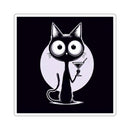 Meow-Tini Funny Cat Sticker Paper products military apparel sticker patch aviation funny custom usmc navy best military aviation apparel patches and motto gym workout garage flags t-shirt mens