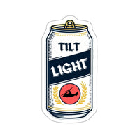 Tilt Lite Sticker 3" × 3" White Paper products military apparel sticker patch aviation funny custom usmc navy best military aviation apparel patches and motto gym workout garage flags t-shirt mens