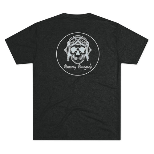 Runway Renegade Motto Triblend Military Shirt Tri-Blend Vintage Black T-Shirt military apparel sticker patch aviation funny custom usmc navy best military aviation apparel patches and motto gym workout garage flags t-shirt mens