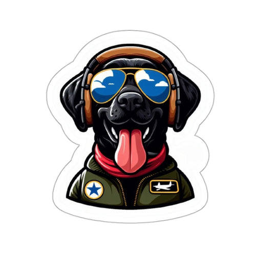 Fly Boi Dog Pilot Aviation Sticker Paper products military apparel sticker patch aviation funny custom usmc navy best military aviation apparel patches and motto gym workout garage flags t-shirt mens