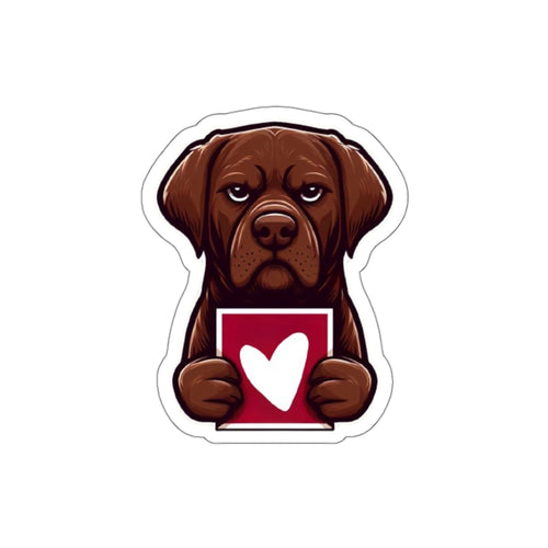 I Chews You Dog Valentine Sticker Paper products military apparel sticker patch aviation funny custom usmc navy best military aviation apparel patches and motto gym workout garage flags t-shirt mens