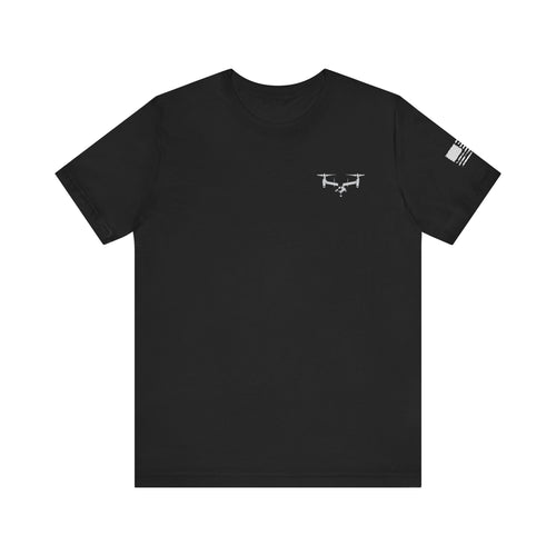 Subdued MV-22 Osprey T-Shirt Black T-Shirt military apparel sticker patch aviation funny custom usmc navy best military aviation apparel patches and motto gym workout garage flags t-shirt mens