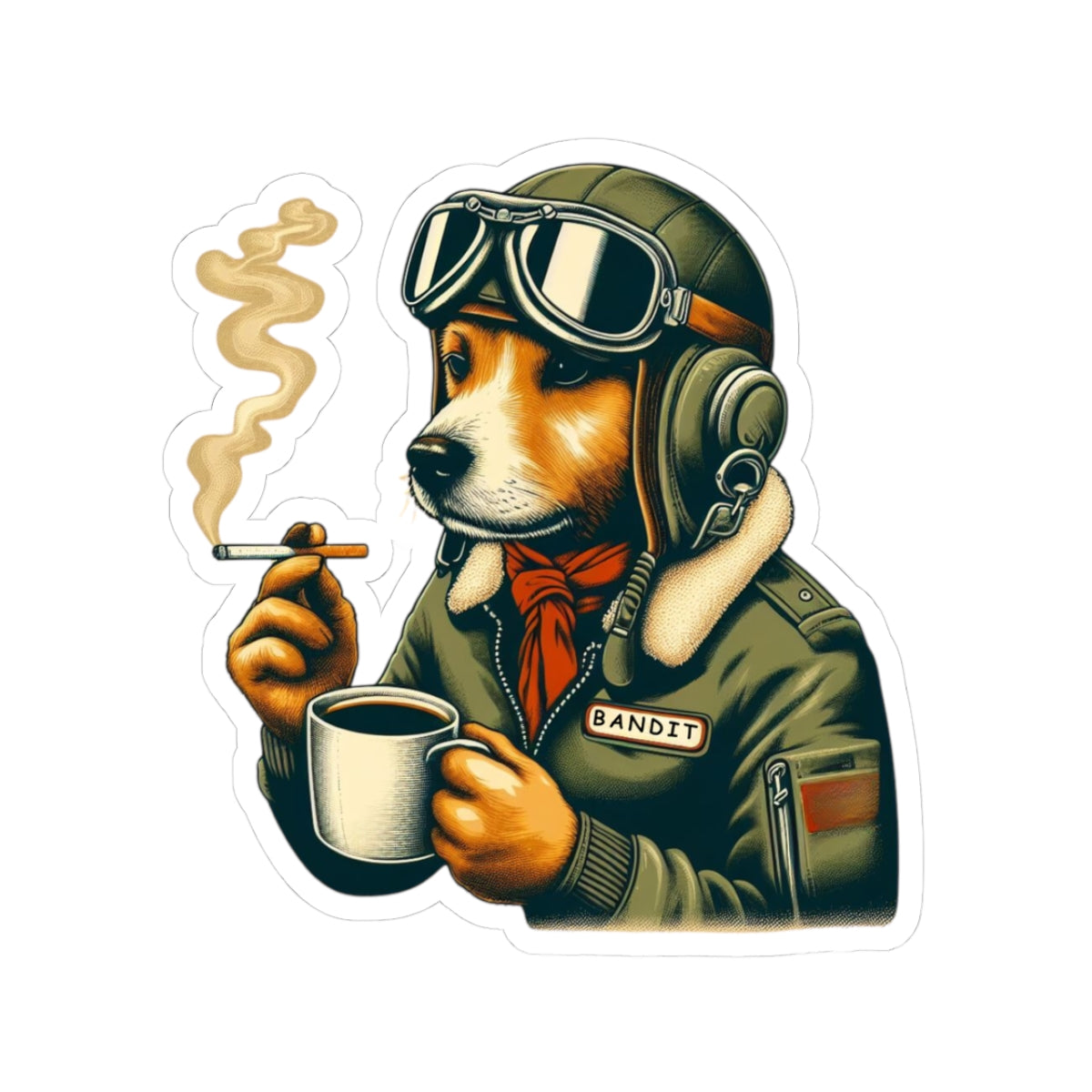 Tally Bandit Aviation Military Sticker