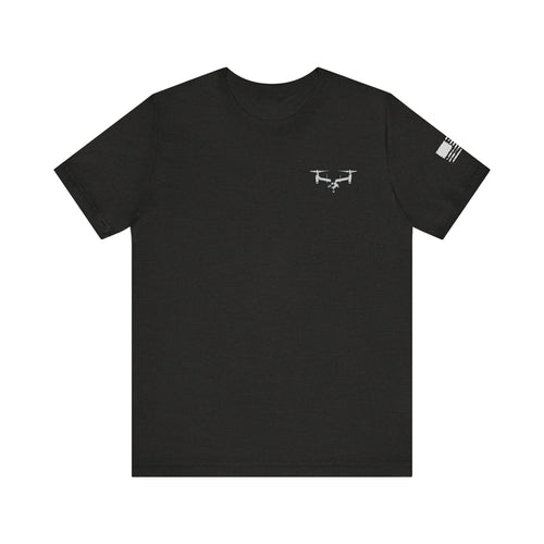 Subdued MV-22 Osprey T-Shirt Black Heather T-Shirt military apparel sticker patch aviation funny custom usmc navy best military aviation apparel patches and motto gym workout garage flags t-shirt mens