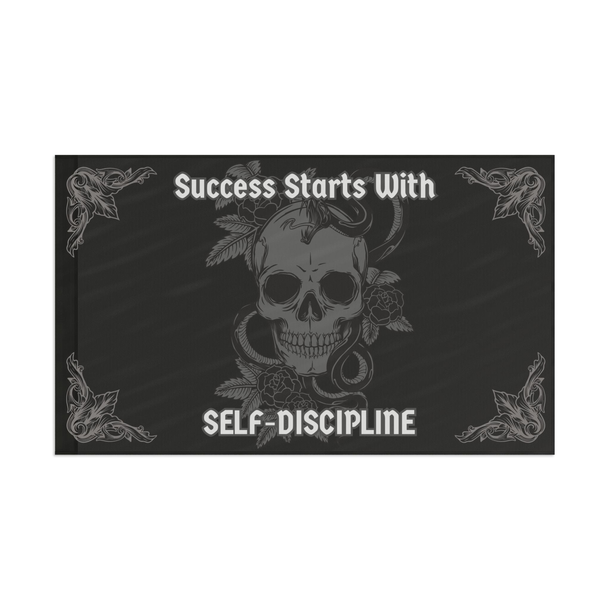 Self-Discipline Garage Gym Flag