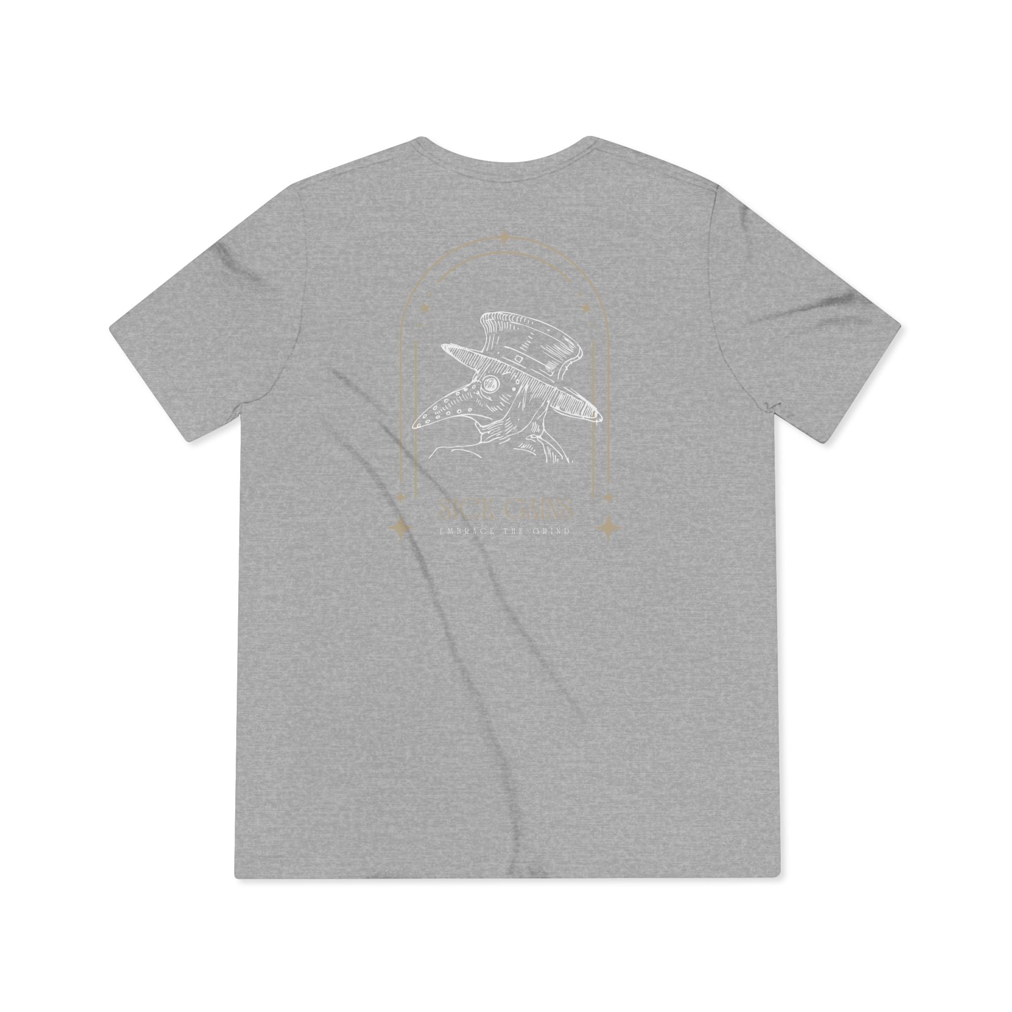Sick Gains Bro Tri-Blend T-Shirt T-Shirt military apparel sticker patch aviation funny custom usmc navy best military aviation apparel patches and motto gym workout garage flags t-shirt mens