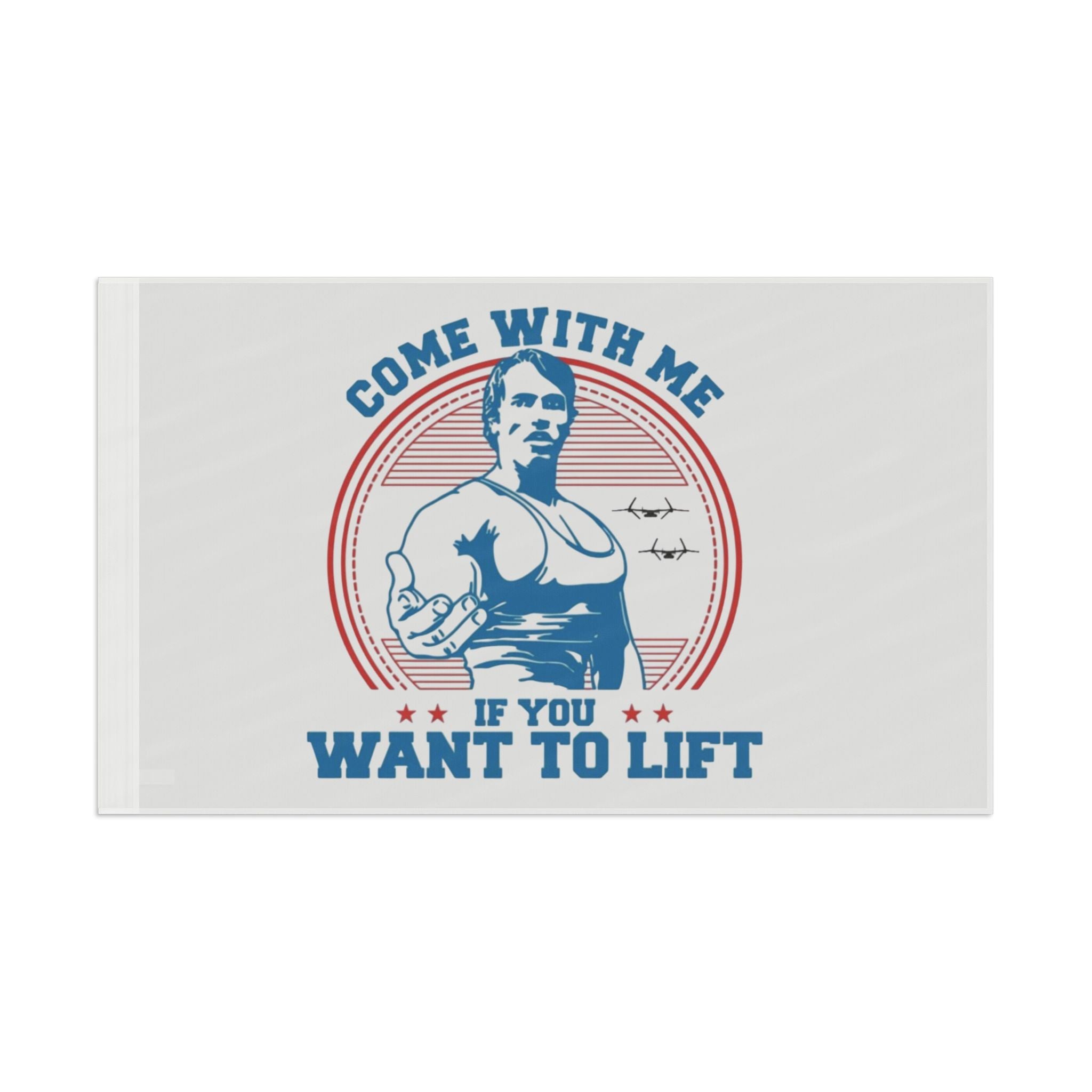 Arnold Lifting Gym and Garage Flag