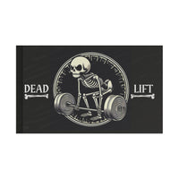 Deadlift Workout Gym Flag 60" x 36" Home Decor military apparel sticker patch aviation funny custom usmc navy best military aviation apparel patches and motto gym workout garage flags t-shirt mens