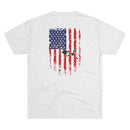 Osprey Freedom Flyer Military Shirt Tri-Blend Heather White T-Shirt military apparel sticker patch aviation funny custom usmc navy best military aviation apparel patches and motto gym workout garage flags t-shirt mens