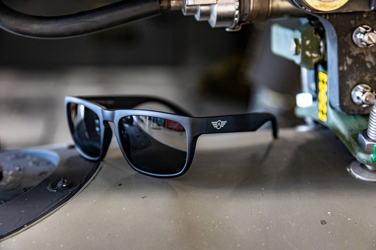 Alpha Aviator Sunglasses – Polarized, MFD Compatible
