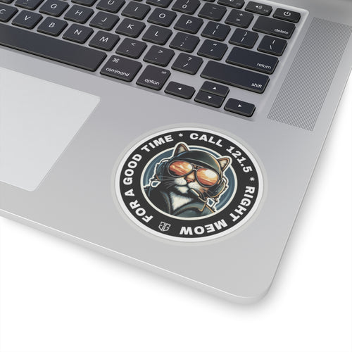 Meow Sticker Paper products military apparel sticker patch aviation funny custom usmc navy best military aviation apparel patches and motto gym workout garage flags t-shirt mens