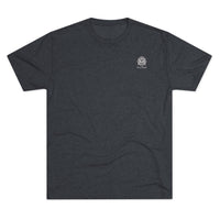 Fuel The Hustle Workout T-Shirt Tri-Blend Vintage Navy T-Shirt military apparel sticker patch aviation funny custom usmc navy best military aviation apparel patches and motto gym workout garage flags t-shirt mens