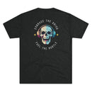 Fuel The Hustle Workout T-Shirt Tri-Blend Vintage Black T-Shirt military apparel sticker patch aviation funny custom usmc navy best military aviation apparel patches and motto gym workout garage flags t-shirt mens