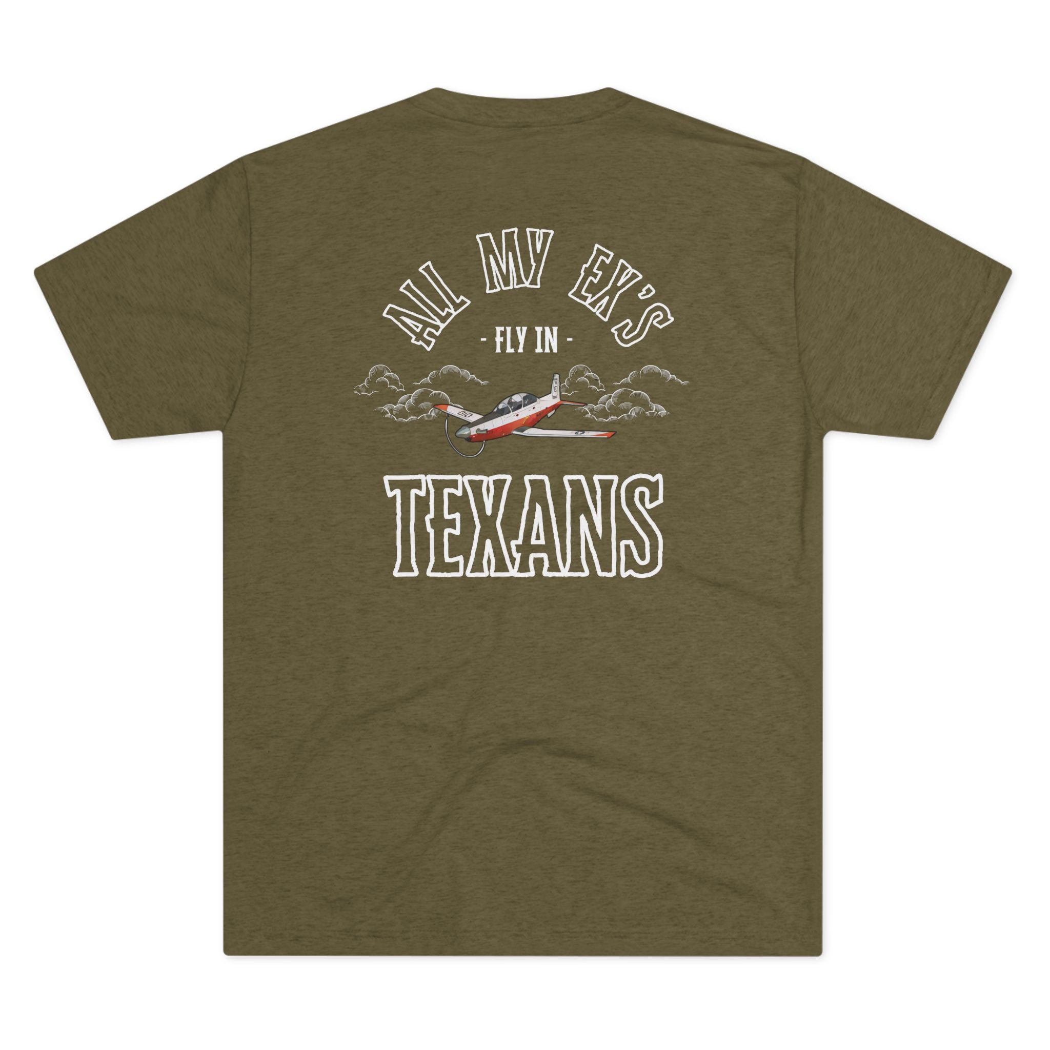 All My Ex's T-6B Texan Military Shirt T-Shirt military apparel sticker patch aviation funny custom usmc navy best military aviation apparel patches and motto gym workout garage flags t-shirt mens