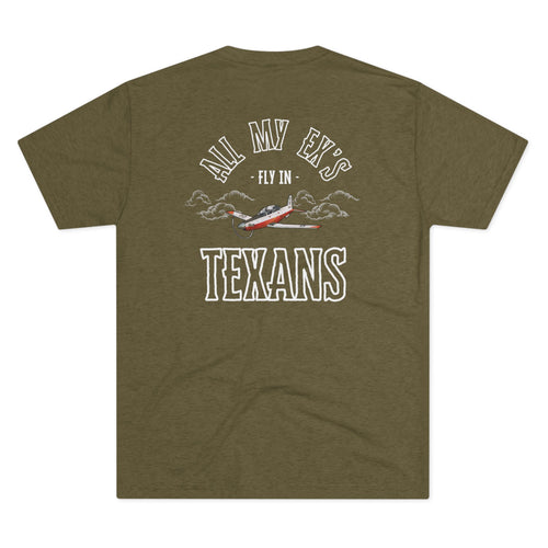 All My Ex's T-6B Texan Military Shirt T-Shirt military apparel sticker patch aviation funny custom usmc navy best military aviation apparel patches and motto gym workout garage flags t-shirt mens