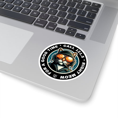 Right Meow Sticker Paper products military apparel sticker patch aviation funny custom usmc navy best military aviation apparel patches and motto gym workout garage flags t-shirt mens