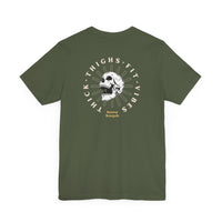 Thick Thigh Fit Vibes Workout Gym T-Shirt T-Shirt military apparel sticker patch aviation funny custom usmc navy best military aviation apparel patches and motto gym workout garage flags t-shirt mens