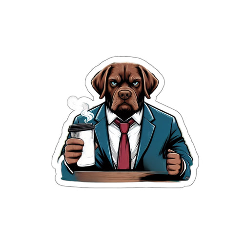 Need More Coffee Dog Sticker Paper products military apparel sticker patch aviation funny custom usmc navy best military aviation apparel patches and motto gym workout garage flags t-shirt mens