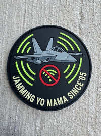 Jammin Yo Mama Jet Military Patch
