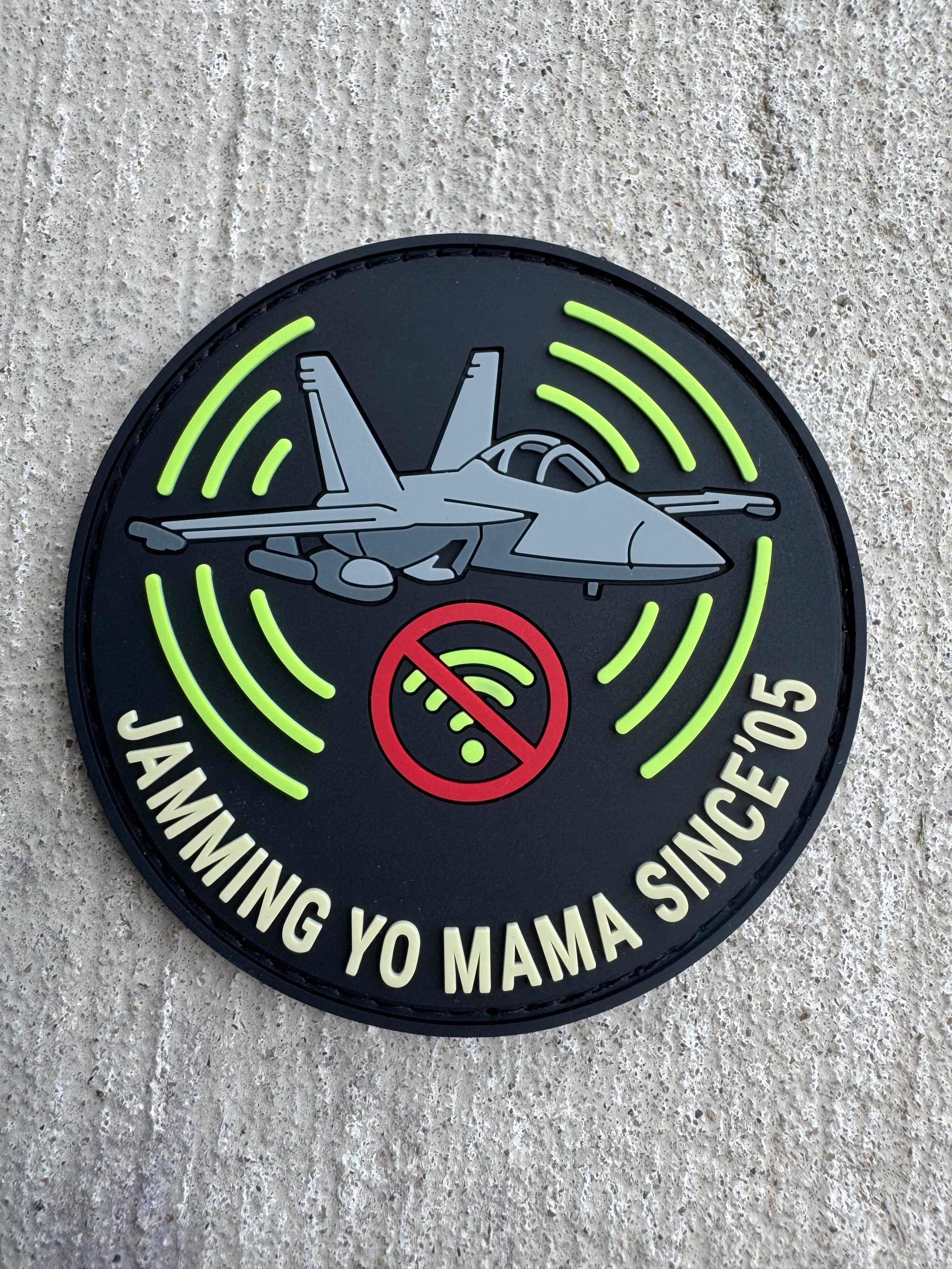 Jammin Yo Mama Jet Military Patch
