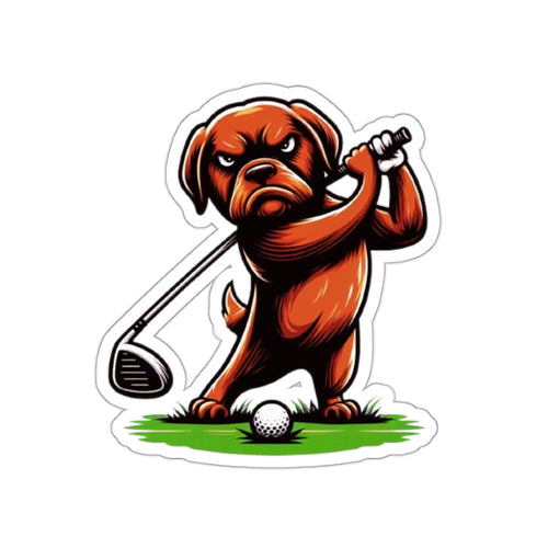 Dog Golf Paw Four Sticker Paper products military apparel sticker patch aviation funny custom usmc navy best military aviation apparel patches and motto gym workout garage flags t-shirt mens