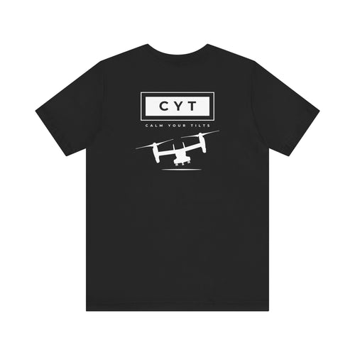 Calm Your Tilts MV-22 Shirt Black T-Shirt military apparel sticker patch aviation funny custom usmc navy best military aviation apparel patches and motto gym workout garage flags t-shirt mens