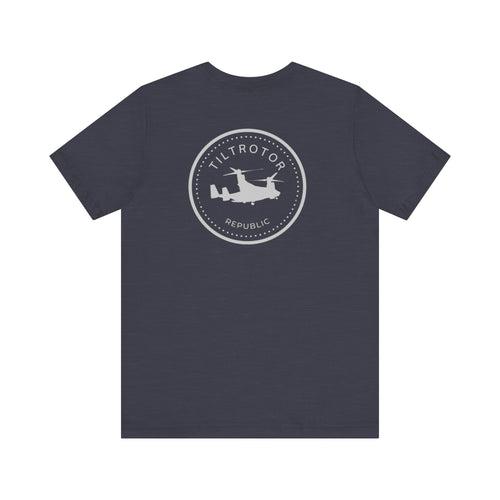 Tiltrotor Republic MV-22 T-Shirt T-Shirt military apparel sticker patch aviation funny custom usmc navy best military aviation apparel patches and motto gym workout garage flags t-shirt mens