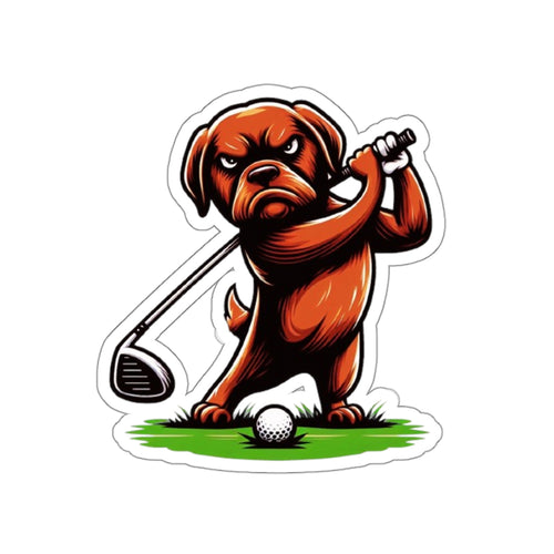 Dog Golf Paw Four Sticker Paper products military apparel sticker patch aviation funny custom usmc navy best military aviation apparel patches and motto gym workout garage flags t-shirt mens