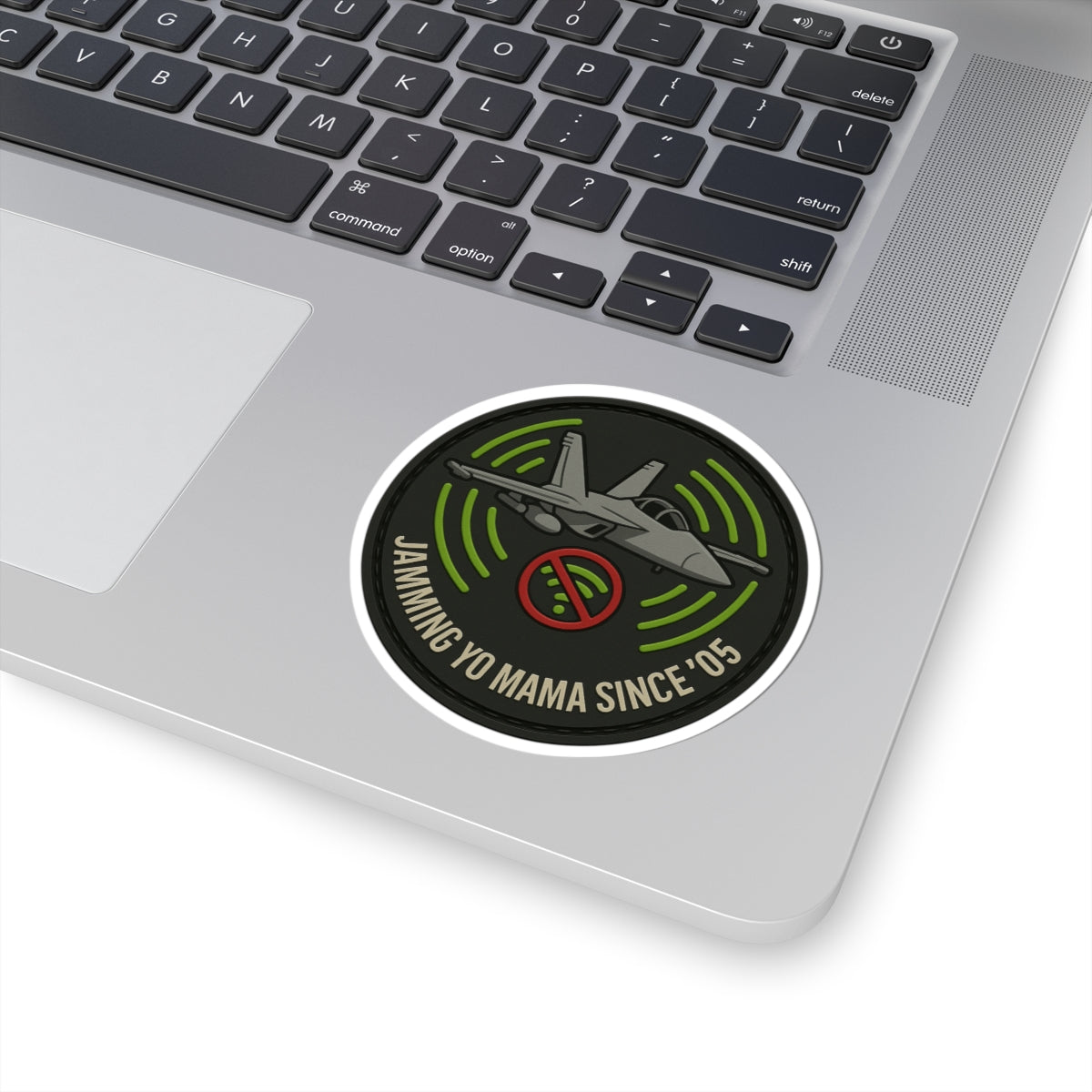 Jammin Yo Mama Military Aviation Funny Sticker