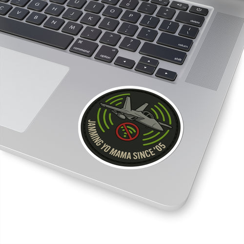 Jammin Yo Mama Military Aviation Funny Sticker Paper products military apparel sticker patch aviation funny custom usmc navy best military aviation apparel patches and motto gym workout garage flags t-shirt mens