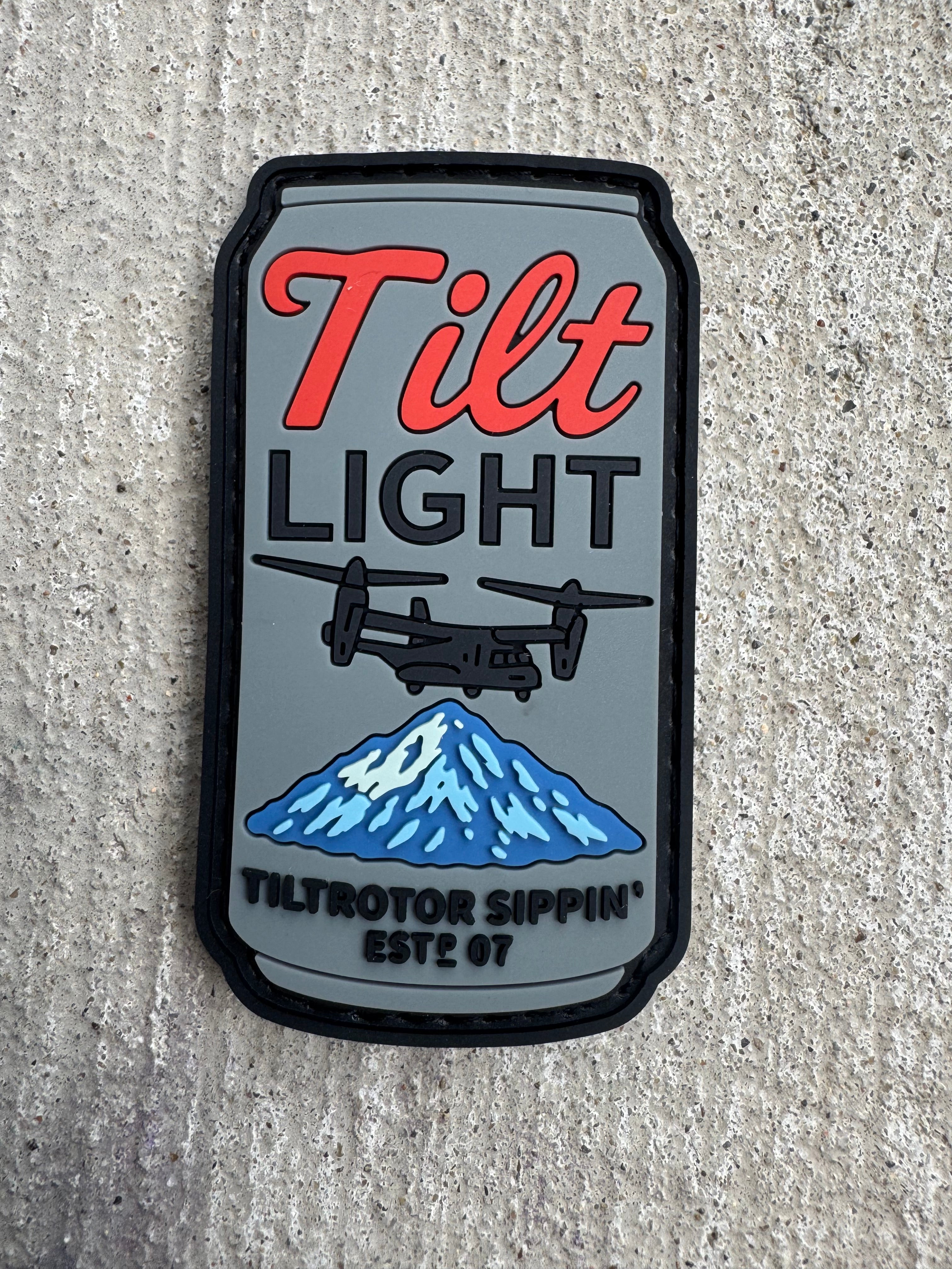 Tilt Lite MV22 Military Beer Patch