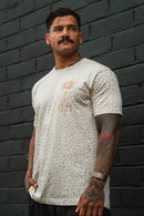 Lift Heavy. Pray Hard. Cream Leopard - Tee