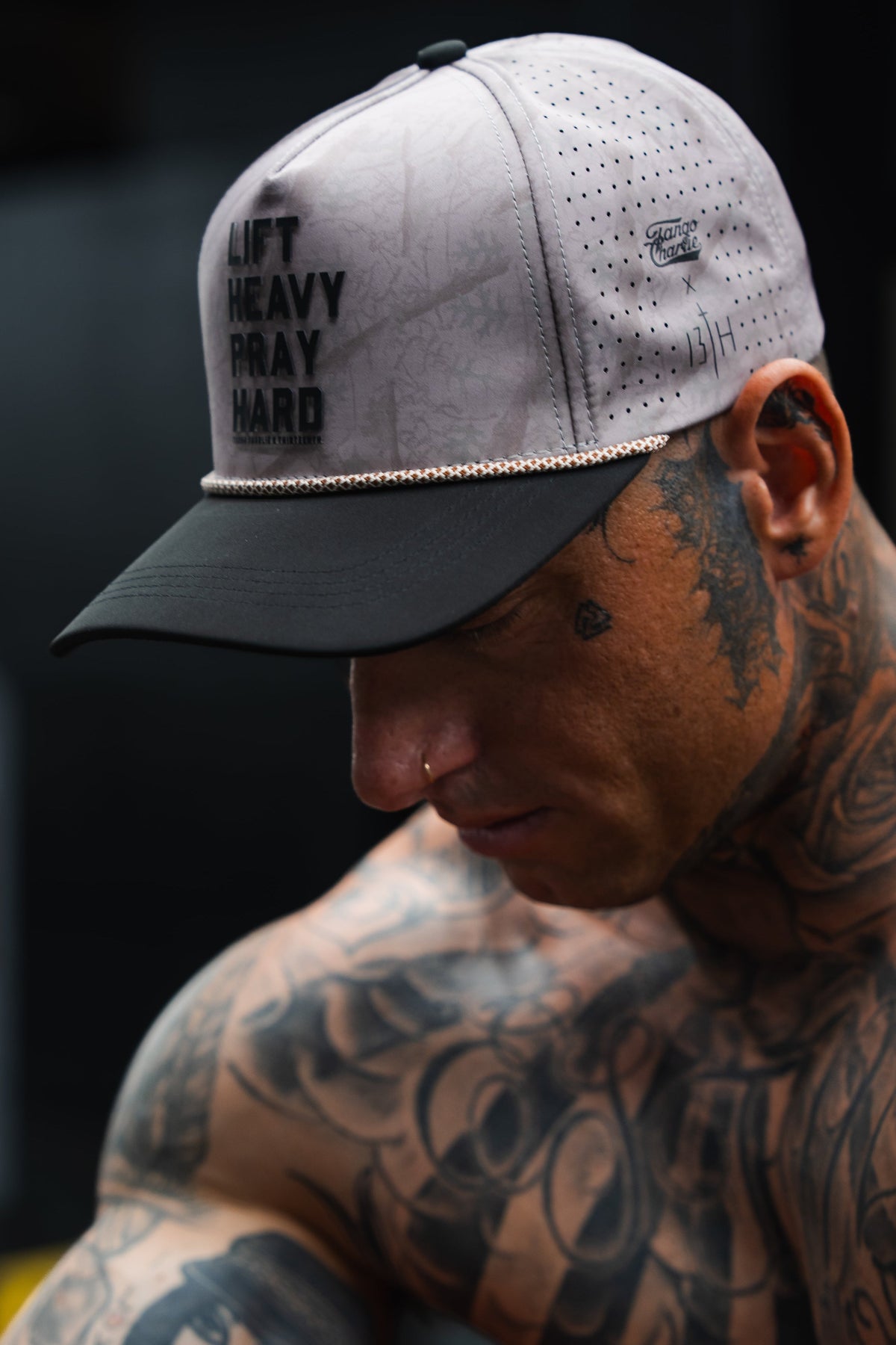 Lift Heavy. Pray Hard. Deadwood Camo Hydro - Snapback Hat