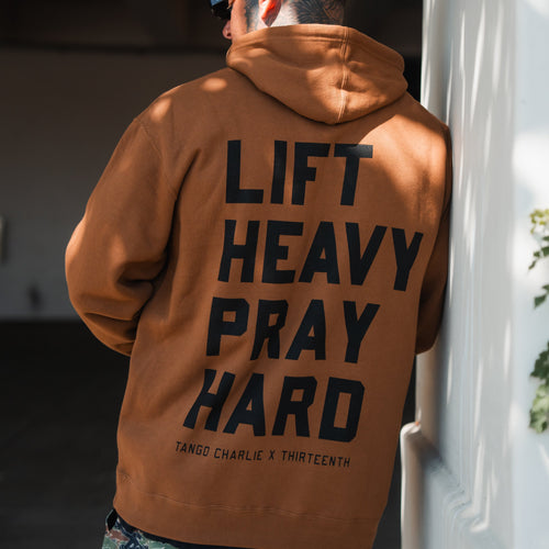 Lift Heavy. Pray Hard. - Hoodie