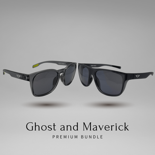 Pilot's Pair — Maverick + Ghost Bundle Sunglasses Bundle military apparel sticker patch aviation funny custom usmc navy best military aviation apparel patches and motto gym workout garage flags t-shirt mens
