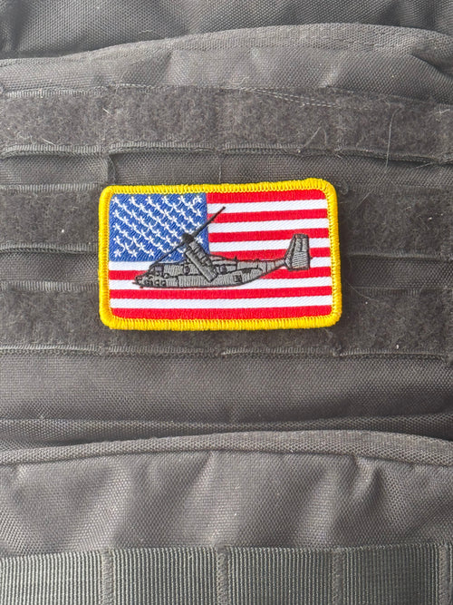 American Flag MV-22 Osprey Patch Patch military apparel sticker patch aviation funny custom usmc navy best military aviation apparel patches and motto gym workout garage flags t-shirt mens