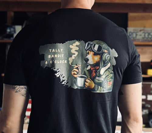 Tally Bandit Military Workout T-Shirt T-Shirt military apparel sticker patch aviation funny custom usmc navy best military aviation apparel patches and motto gym workout garage flags t-shirt mens