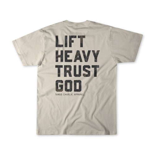 Lift Heavy. Trust God. - Tee