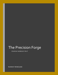 The Precision Forge Four Day Workout Split military apparel sticker patch aviation funny custom usmc navy best military aviation apparel patches and motto gym workout garage flags t-shirt mens