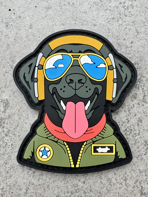 Fly Boy Dog Aviator Funny Military Patch Patch military apparel sticker patch aviation funny custom usmc navy best military aviation apparel patches and motto gym workout garage flags t-shirt mens