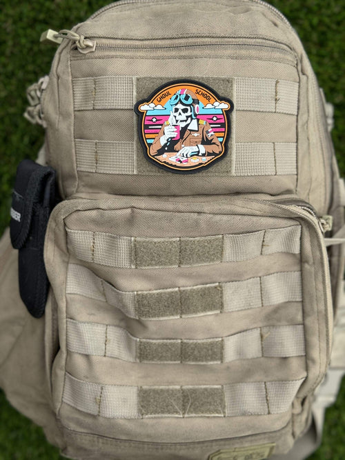 Ghoul School Military Aviation Patch Patch military apparel sticker patch aviation funny custom usmc navy best military aviation apparel patches and motto gym workout garage flags t-shirt mens