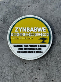 Zynbabwe Zyn Velcro Shoulder PVC Patch Patch military apparel sticker patch aviation funny custom usmc navy best military aviation apparel patches and motto gym workout garage flags t-shirt mens
